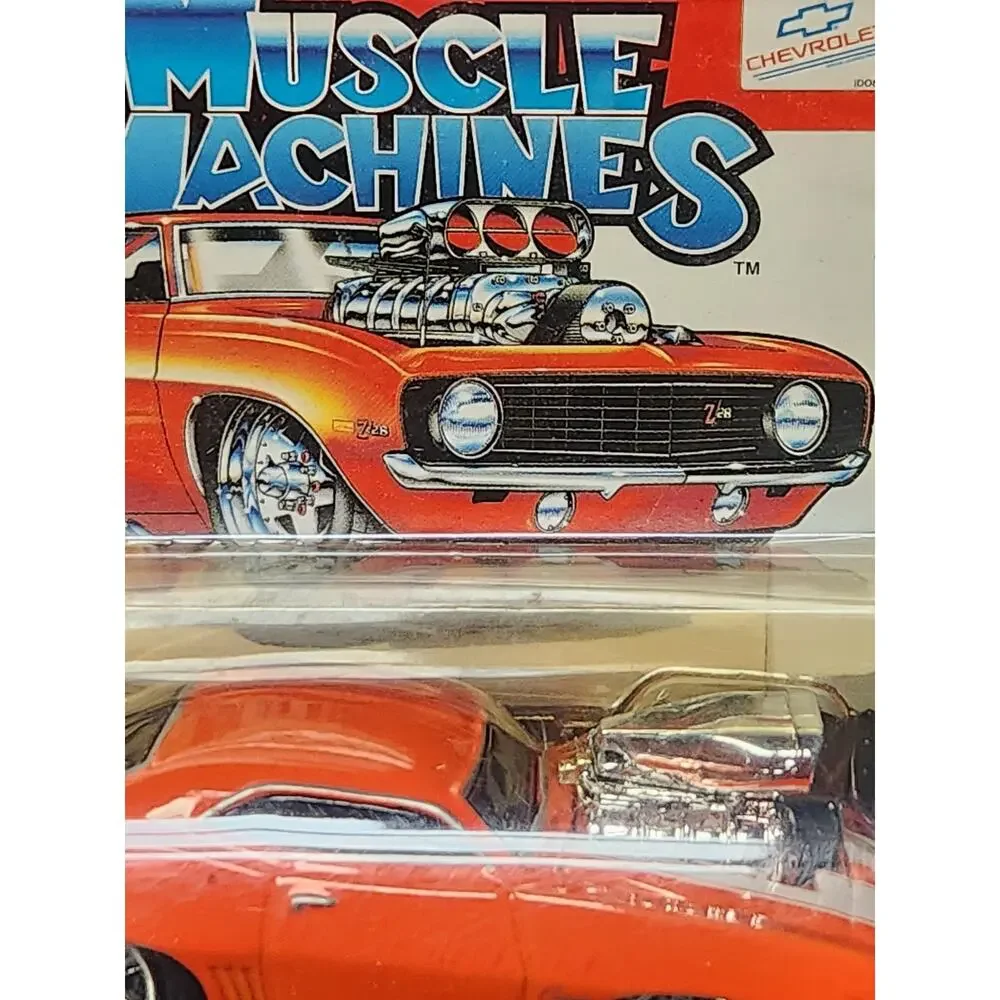 Muscle Machines 69 Camaro Orange 1:64 Diecast Car Collectible